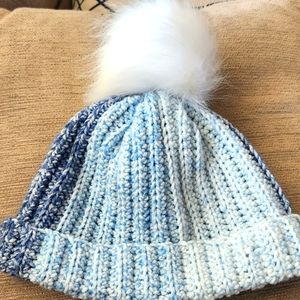 Multi-Shaded Blue Beanie